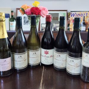 レストラン・アムール東京とのコラボ企画。ドメーヌ・ソガの中、ドメーヌ・タカヒコのバックヴィンテージを愛でる会